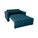 Ver imagem 3 de Sofá Cama Drika Masserati Azul E403 - Matrix