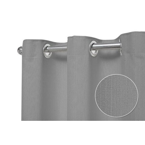 Cortina Rústica Lisa 2 80 X 1 80 Mts:Cinza