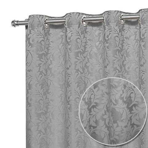 Cortina Jacquard Sala E Quarto 2 80mts X 1 70mts:cinza
