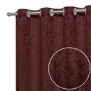 Ver imagem 1 de Cortina Jacquard Sala E Quarto 3 00mts X 2 50mts Esticado:Vinho