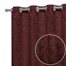 Cortina Jacquard Sala E Quarto 4 00mts X 2 70mts Esticado:Vinho - 1