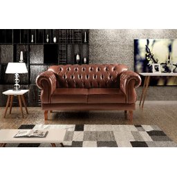 Namoradeira Chesterfield Elisabeth Via Encanto / Marrom () - 1