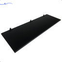 Ver imagem 1 de 1 Prateleira Preta 80X25 Com Suporte Flutuante Mdf  Organizadora Decoração Cozinha Quarto Banheiro