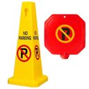 Ver imagem 1 de Cone Estacionamento Sinalizaçao Viaria Obra Avenida Estrada Rua Proibido Estacionar Vaga Isolamento