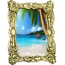 Ver imagem 2 de Porta Retrato Em Bronze 17 X 13 Cm Decorações Mãe Pais Filho