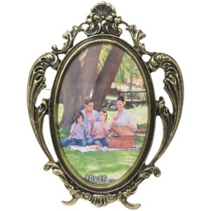 Porta Retrato Em Bronze Foto Amor Mãe Decoração Presente