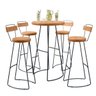 Conjunto Mesa Bistrô Com 4 Banquetas Aérea Gourmet York - 2