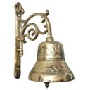 Ver imagem 2 de Sino De Parede Todo Em Bronze Decorado Igrejas Fazendas Sítios