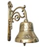 Sino De Parede Todo Em Bronze Decorado Igrejas Fazendas Sítios - 2