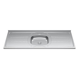 Armário de Cozinha Modulado de Canto 8 Peças Cp27 com Pia Inox Branco - Lumil Lumil Móveis - 14