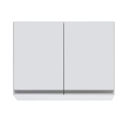 Armário de Cozinha Modulado de Canto 8 Peças Cp27 com Pia Inox Branco - Lumil Lumil Móveis - 9