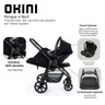 Carrinho Travel System ABC Design Okini com bag - Berry - 12