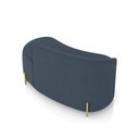 Ver mais imagens de Sofá 2 Lugares Orgânico 140cm Pé Dourado Morgan Suede D03 - D’Rossi