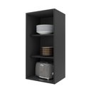 Ver imagem 2 de Armário Aéreo Cozinha 40 cm Bariloche 1 Porta 100% MDF 6225.29 Chumbo - Indekes