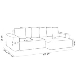 Sofá Retrátil Reclinável 3 Lugares Sala de Estar 230cm Van Gogh F04 Linho Natural - Lyam Decor - 4 Sofá Retrátil Reclinável 3 Lugares Sala de Estar 230cm Van Gogh F04 Linho Natural - Lyam Decor - 4