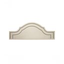 Ver imagem 2 de Cabeceira Casal Luxo 140x60 Suede Off White Tachas Fumê