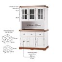 Ver imagem 5 de Cristaleira Arca e Oratório 6 Portas 2 Gavetas Manchester 2003 Linz Móveis