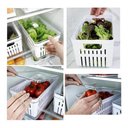 Ver imagem 3 de Kit 3 Organizadores Para Geladeira Frutas Verduras Legumes
