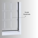 Ver imagem 4 de Janela de Aço de Correr 100x200cm 4 Folhas com Grade Quadrada Facilita Lucasa 