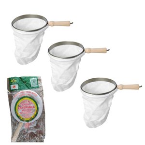 Kit 3 Coador De Café Filtro De Malha Cabo De Madeira Grande Esperança