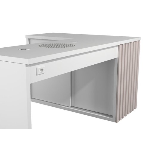 Mesa Nails Premium Ripado 167x117 Cm com Aspirador