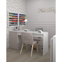 Ver imagem 3 de Mesa Nails Premium Ripado 167x117 Cm com Aspirador