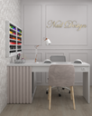 Ver imagem 2 de Mesa Nails Premium Ripado 167x117 Cm com Aspirador