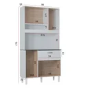 Ver imagem 2 de Kit Cozinha Coral 6 Portas Branco