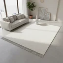 Ver imagem 1 de Tapete Grande para Sala e Quarto Retangular 2,00 x 1,50 Várias Cores: Cru