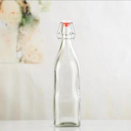 2 Garrafas de Vidro 1 Litro com Tampa Hermética - 2