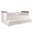 Ver imagem 1 de Bicama Nuth - Castani com Branco Fosco