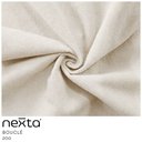 Ver imagem 5 de Puff Decorativo Redondo Liz Sala de Estar Bouclé Off White - Nexta Casa