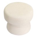Ver imagem 6 de Puff Decorativo Redondo Liz Sala de Estar Bouclé Off White - Nexta Casa