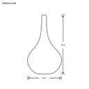 Ver imagem 2 de Vaso Decorativo de Mesa Jasmim M Branco Clássico de Cerâmica