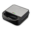 Ver imagem 1 de Sanduicheira e Grill Hq 750w Antiaderente Inox Hq-sg001 220v