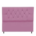 Ver imagem 1 de Cabeceira Solteiro Cama Box Estofada 90 Cm Suede Lisboa Rosa