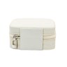 Porta Joias Portátil - Viagem e Estojos com Zíper:bege - 1
