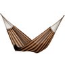 Rede de Dormir Descanso Náilon Amazona impermeável Marrom e Caramelo - 1