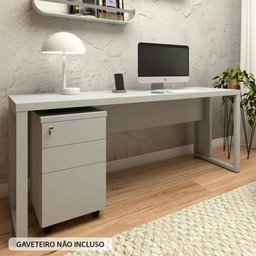 Escrivaninha Industrial 170cm X 60cm Pés Metal F5 Office - 2