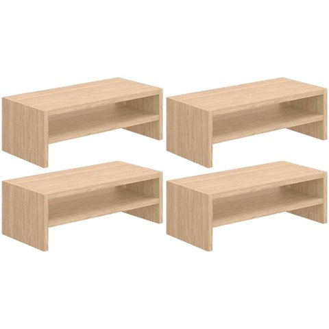 Kit 04 Suportes Para Monitor Stand Home Office Lap 63 cm L03 Amadeirado - Lyam Lyam Decor