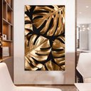 Ver imagem 2 de Quadro Decorativo Natureza Contemporâneo, Tela em Canvas na Vertical Ideal para Ambiente de Sala