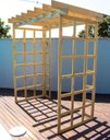 Ver imagem 4 de Pergolado de Madeira 2,20x1,35 Metros - Modelo Carménère - Pensemadeiras - Única Único