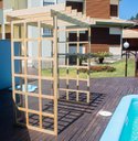 Ver imagem 2 de Pergolado de Madeira 2,20x1,35 Metros - Modelo Carménère - Pensemadeiras - Única Único