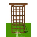 Ver mais imagens de Pergolado de Madeira 2,20x1,35 Metros - Modelo Carménère - Pensemadeiras - Única Único