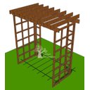 Ver imagem 6 de Pergolado de Madeira 2,20x1,35 Metros - Modelo Carménère - Pensemadeiras - Única Único