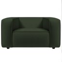 Ver mais imagens de Kit Sofá 3 Lugares 200cm e Poltrona Decorativa Escritório Orgânico Cecília Linho Verde