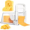Cortador Queijo Presunto Mortadela Fatiador Ralador Manual Sanduiche Comida Preparos Cozinha Balcao  - 2