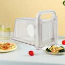 Ver imagem 3 de Cortador Queijo Presunto Mortadela Fatiador Ralador Manual Sanduiche Comida Preparos Cozinha Balcao