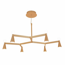 Pendente Led Champagne 36w 3000k Luz Amarela Yamamura - 1