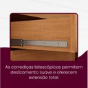 Ver imagem 6 de Guarda-Roupa Frisado 100% MDF 6 Portas e 2 Gavetas com Pés Veracruz